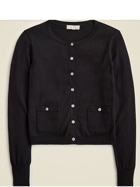 J. Crew Jackie cardigan black